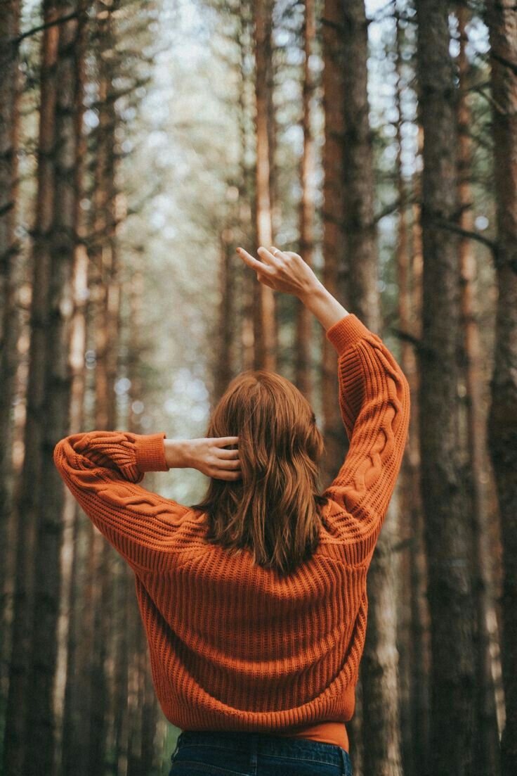 Quality — woman in a forest
